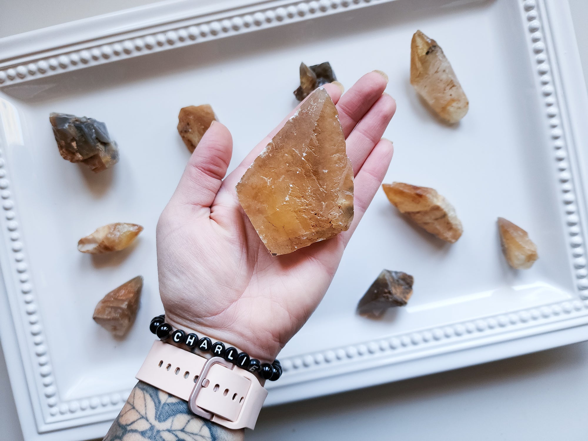 Stellar Beam Calcite Premium Grade || Morocco