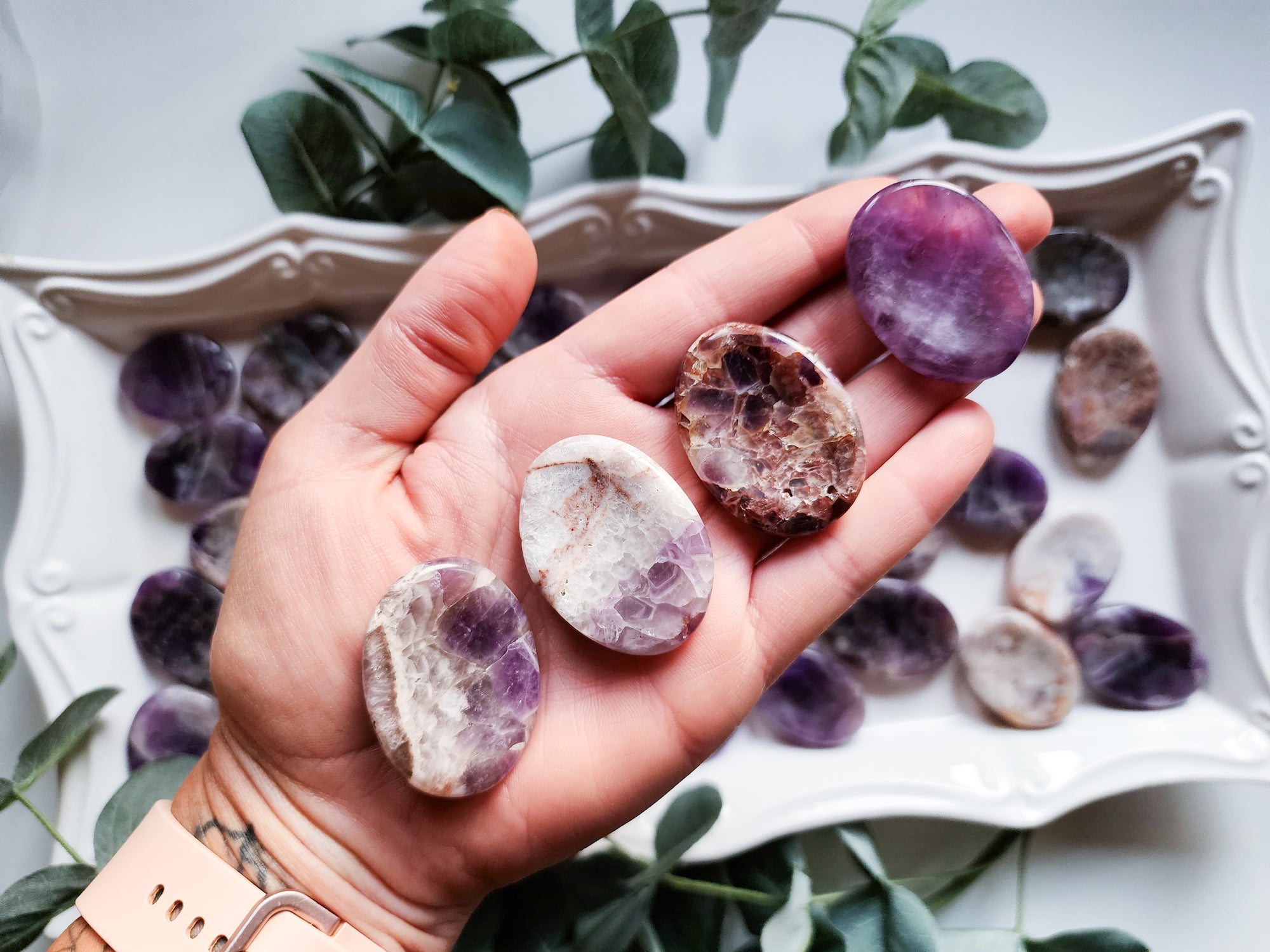 Amethyst Mini Worry Stone