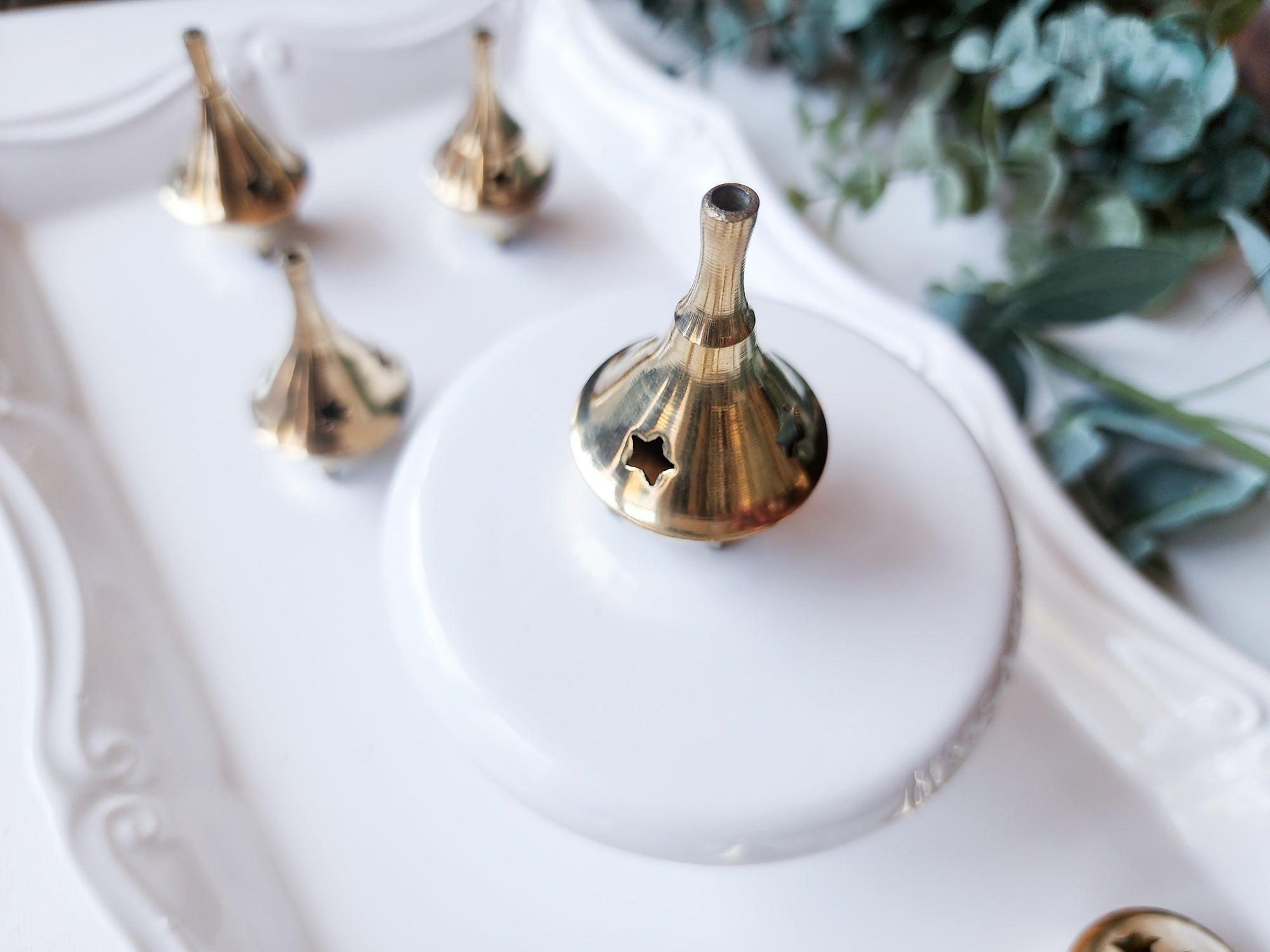 Brass Cone Burner with Lid || 2.5"