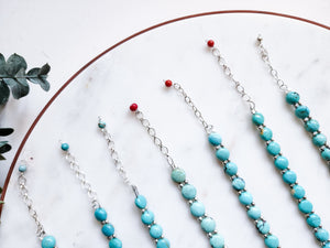 Natural Turquoise Sterling Bracelet