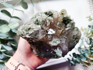 Himalayan Cathedral Quartz with Chlorite Rutile & Anatase || Rare || Large