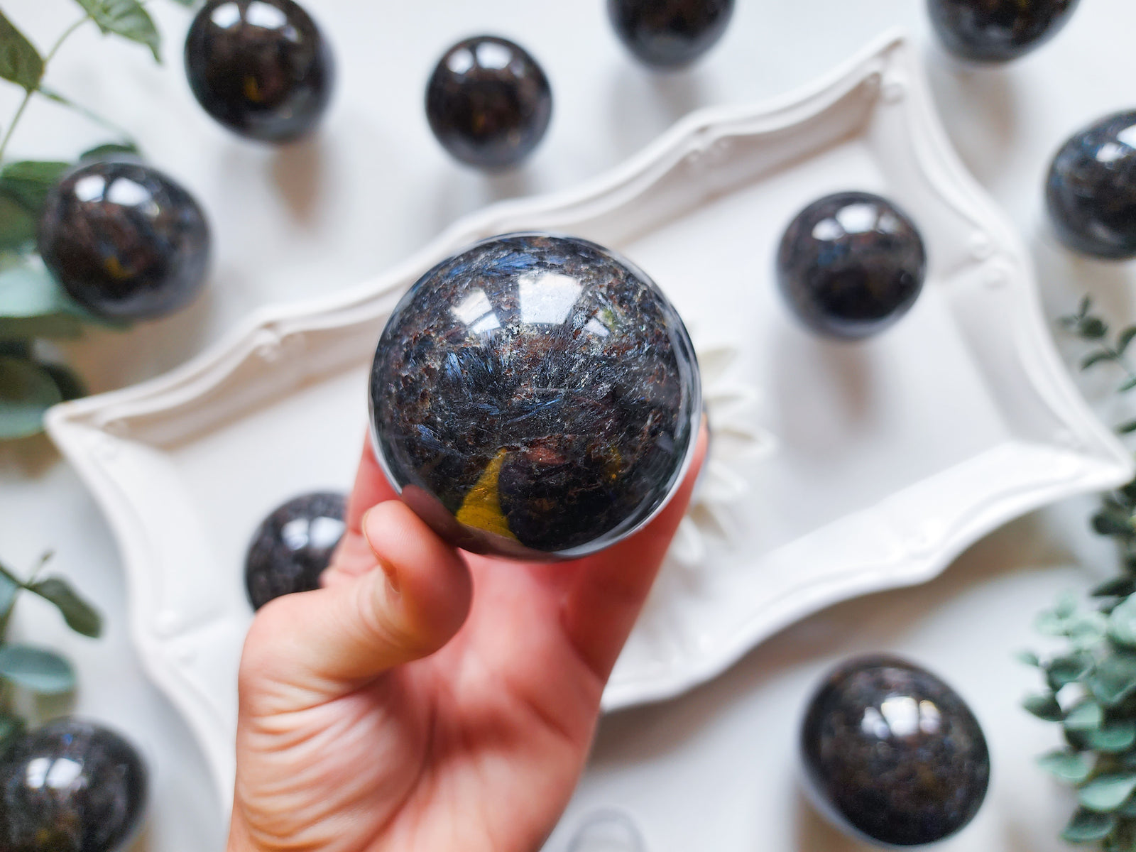 Astrophyllite Sphere