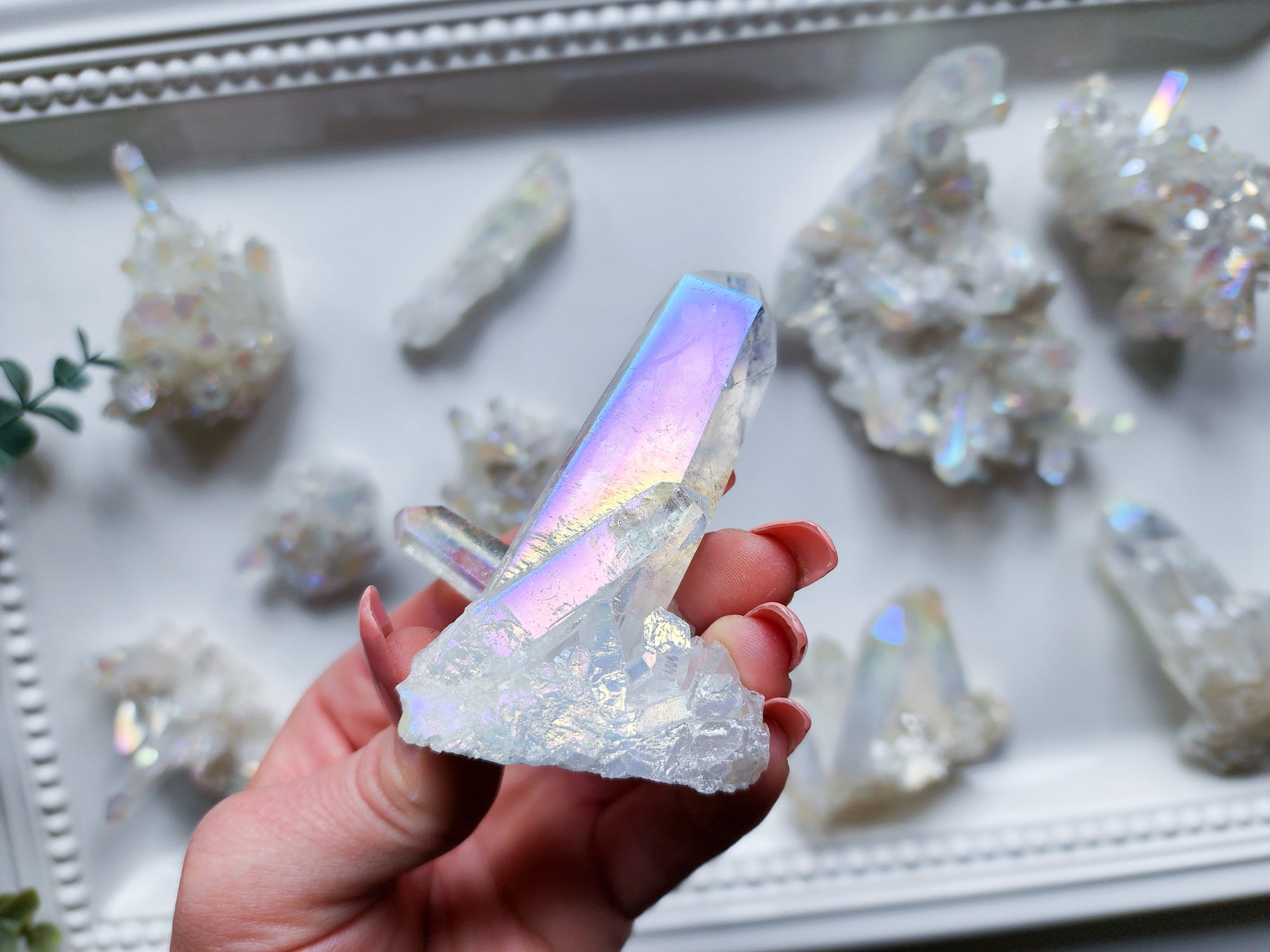 Aura Quartz Cluster