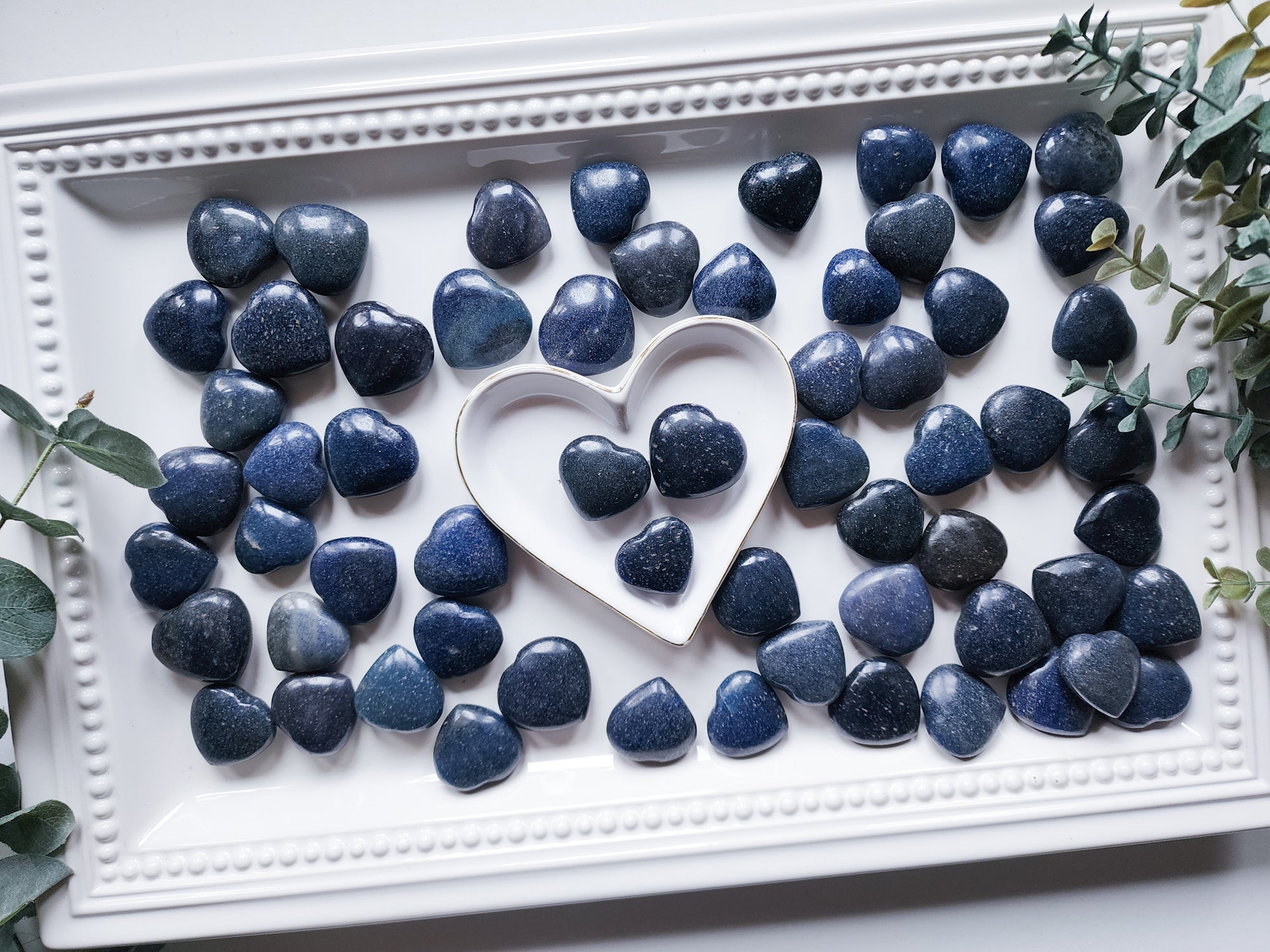 Lazulite Mini Heart || Madagascar