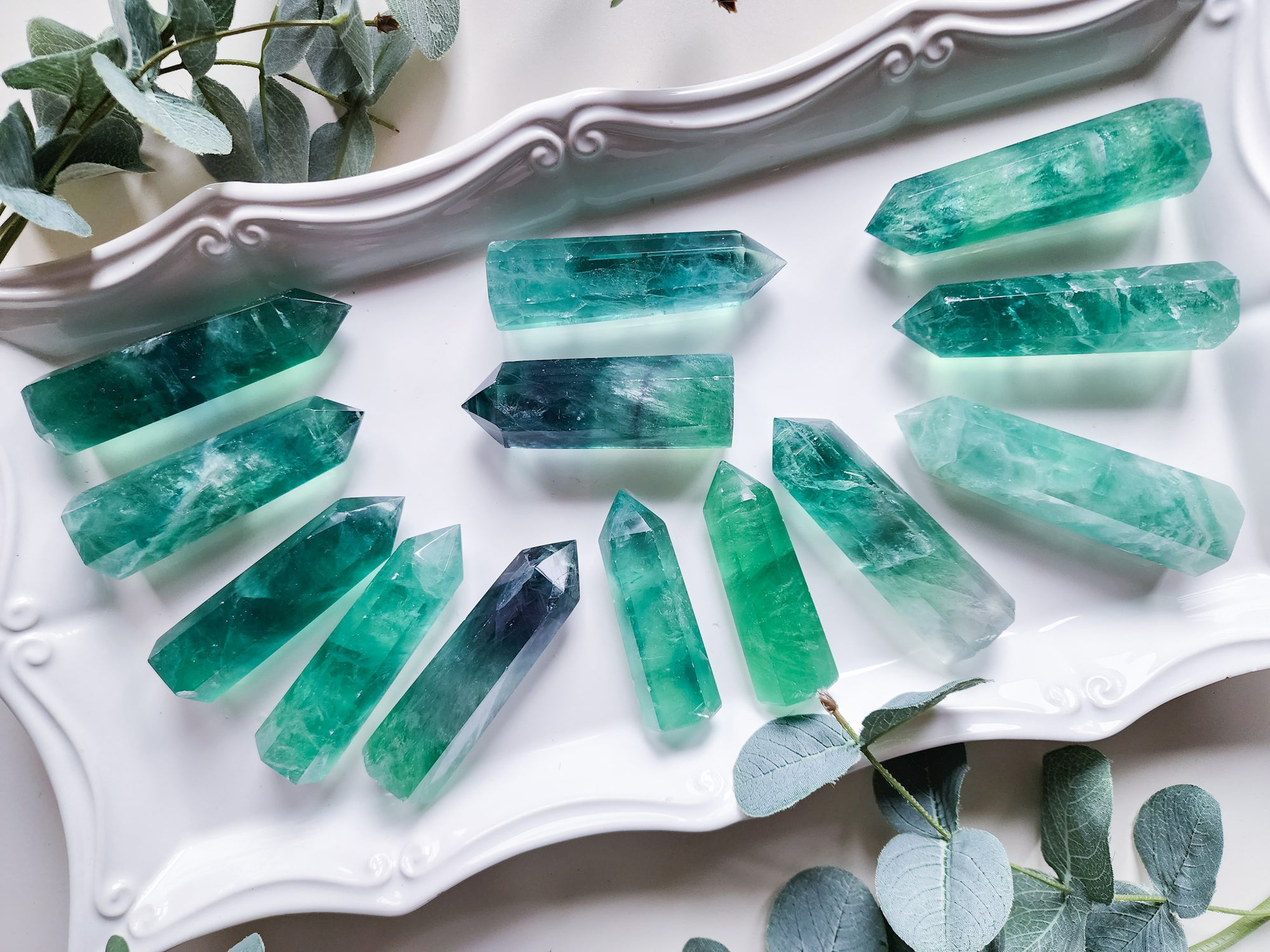 Green Fluorite Tower