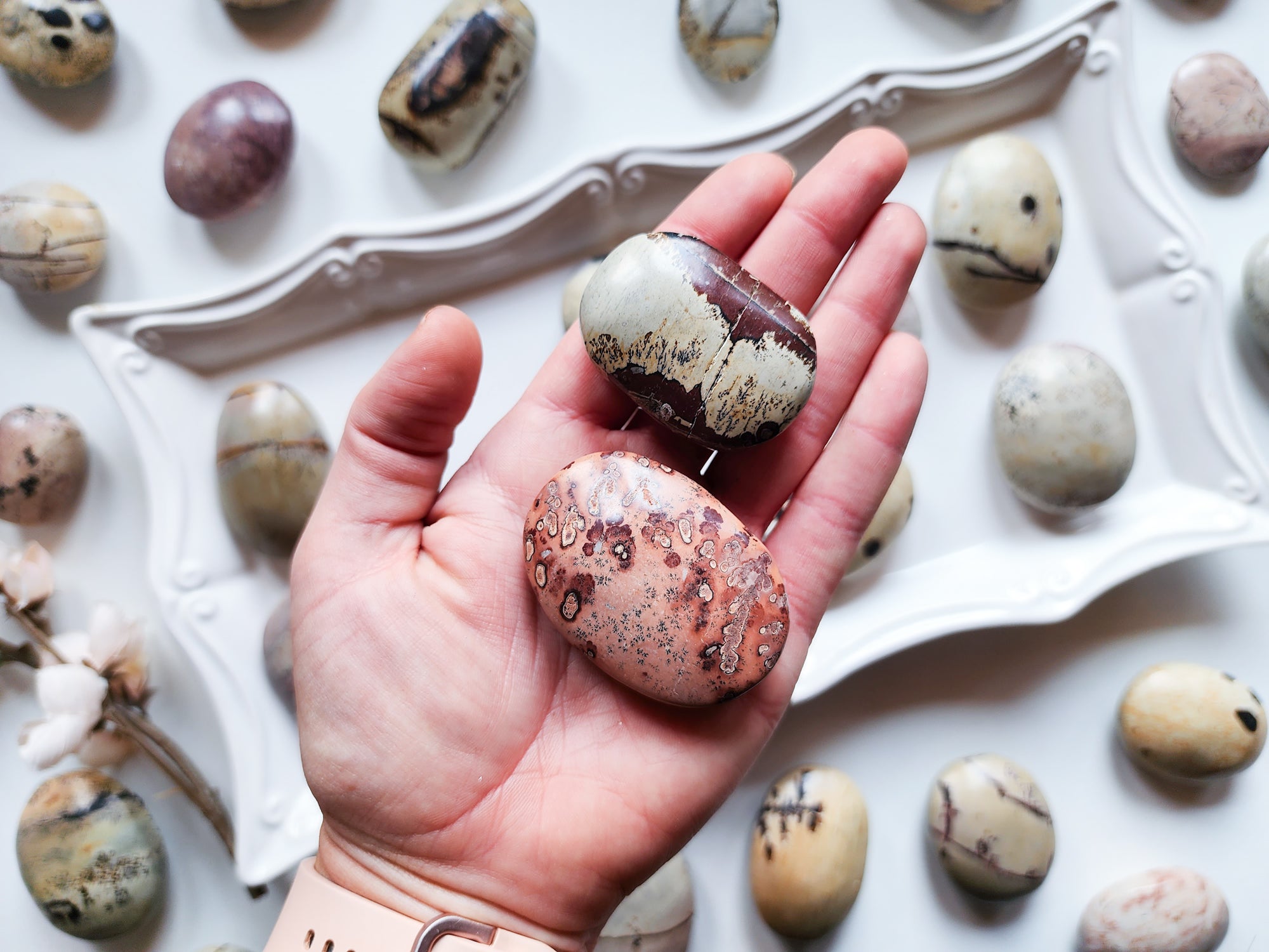 Picture Jasper Palm Stone