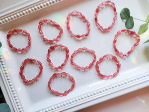 Cherry Quartz Nugget Bracelet