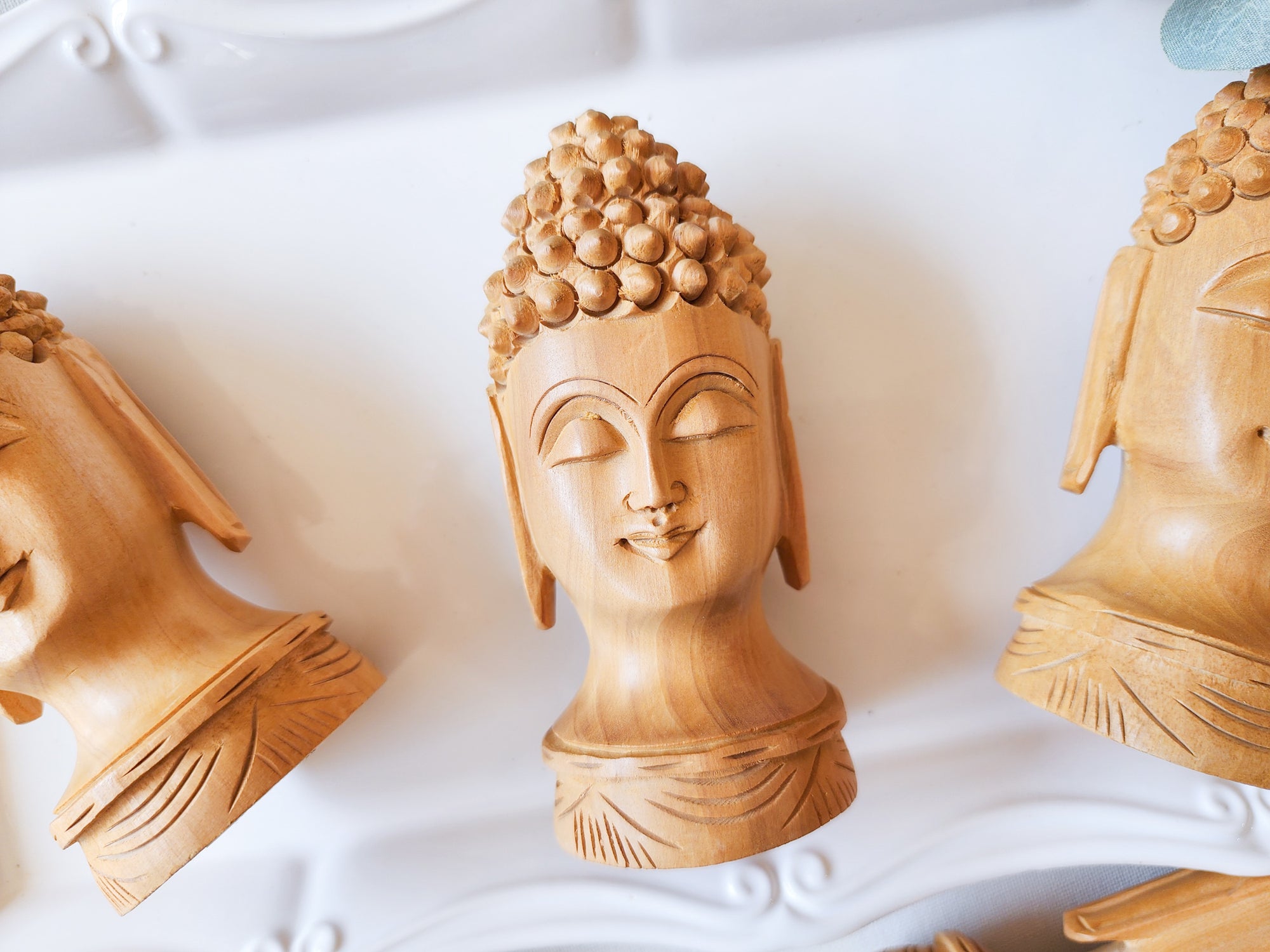 Buddha Head Carving || 5"