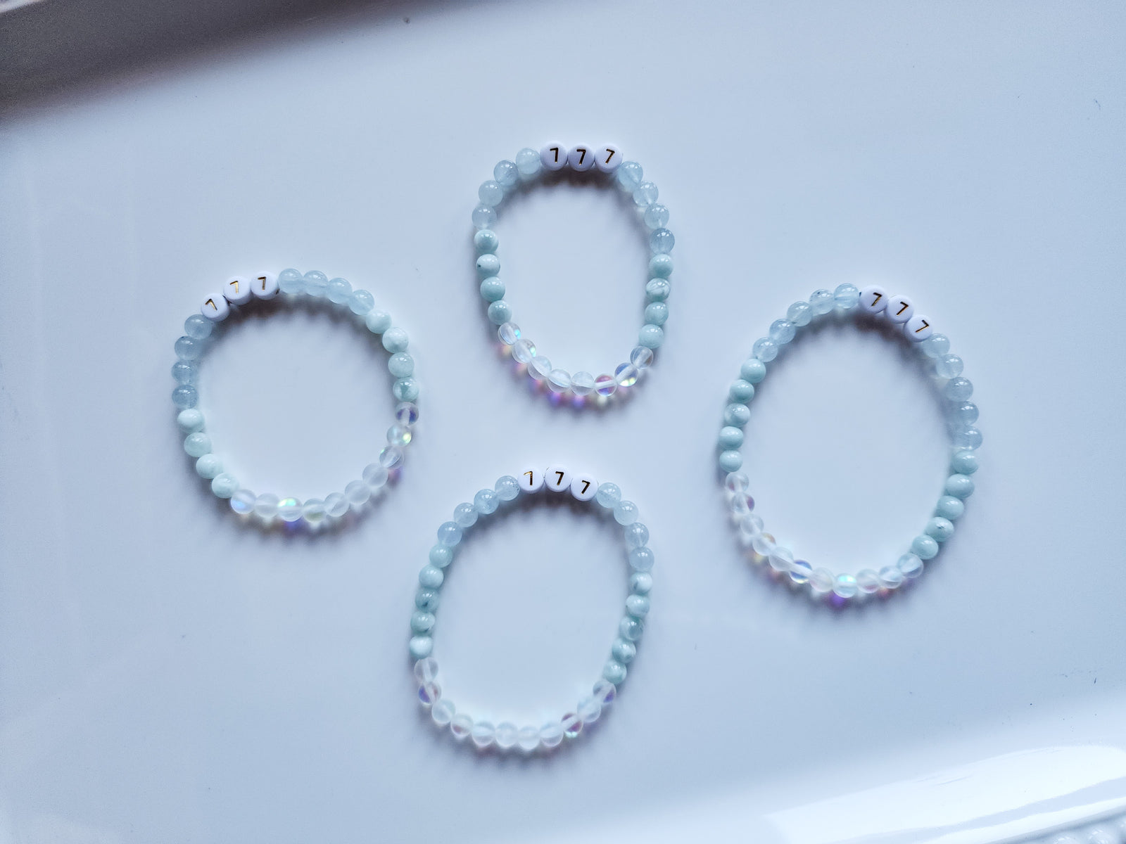 Angel Number 777 Bracelet || Reiki Infused
