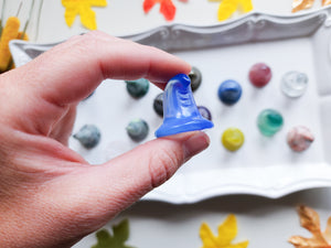 Mini Crystal Witch Hat Carving || 1.25"