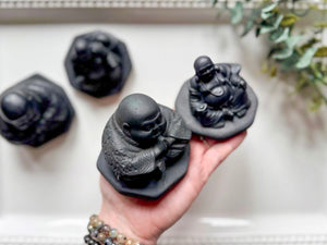Shungite Hotei Happy Buddha

