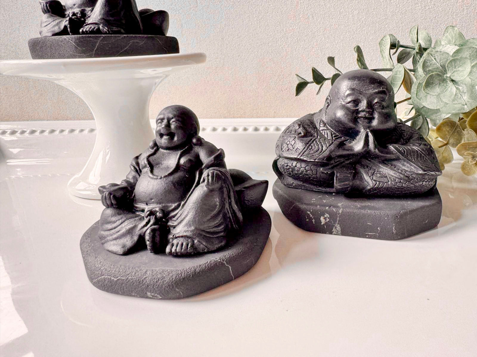 Shungite Hotei Happy Buddha
