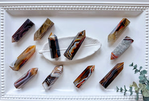 Silk Agate Points