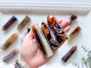 Silk Agate Points