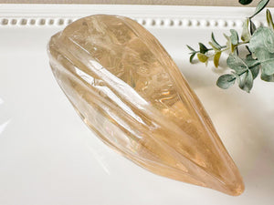 Smoky Citrine Traveler Skull || Brazil || Showpiece