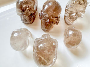 Smoky Quartz Skull || Brazil