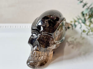 Smoky Quartz Skull Traveler || Brazil || Pitico