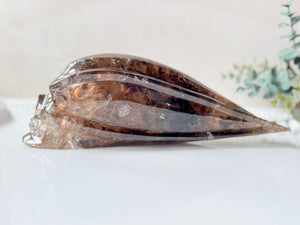 Smoky Quartz Skull Traveler || Brazil || Pitico