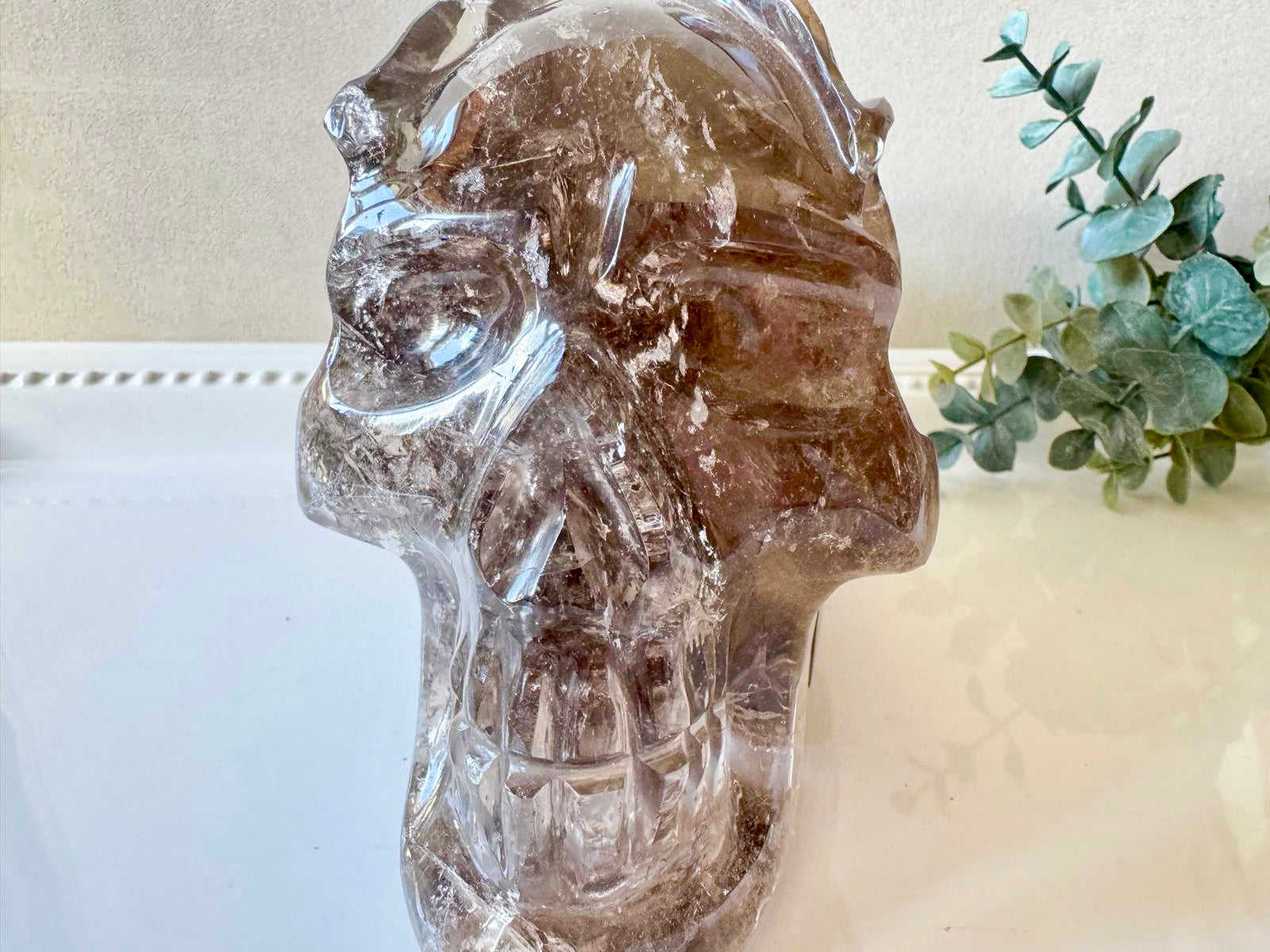 Smoky Quartz Traveler with Feathers || Brazil || Pitico