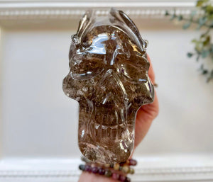 Smoky Quartz Traveler with Feathers || Brazil || Pitico