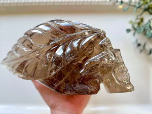 Smoky Quartz Traveler with Feathers || Brazil || Pitico