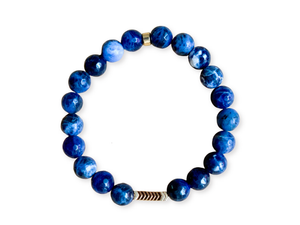 Sodalite Arrow Beaded Bracelet || Reiki Infused