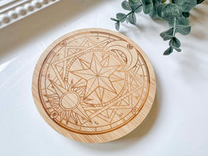 Spiritual Bamboo Coaster