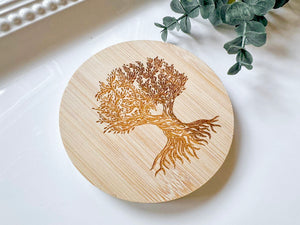 Spiritual Bamboo Coaster