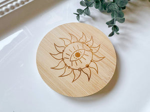 Spiritual Bamboo Coaster