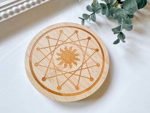 Spiritual Bamboo Coaster
