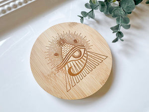 Spiritual Bamboo Coaster