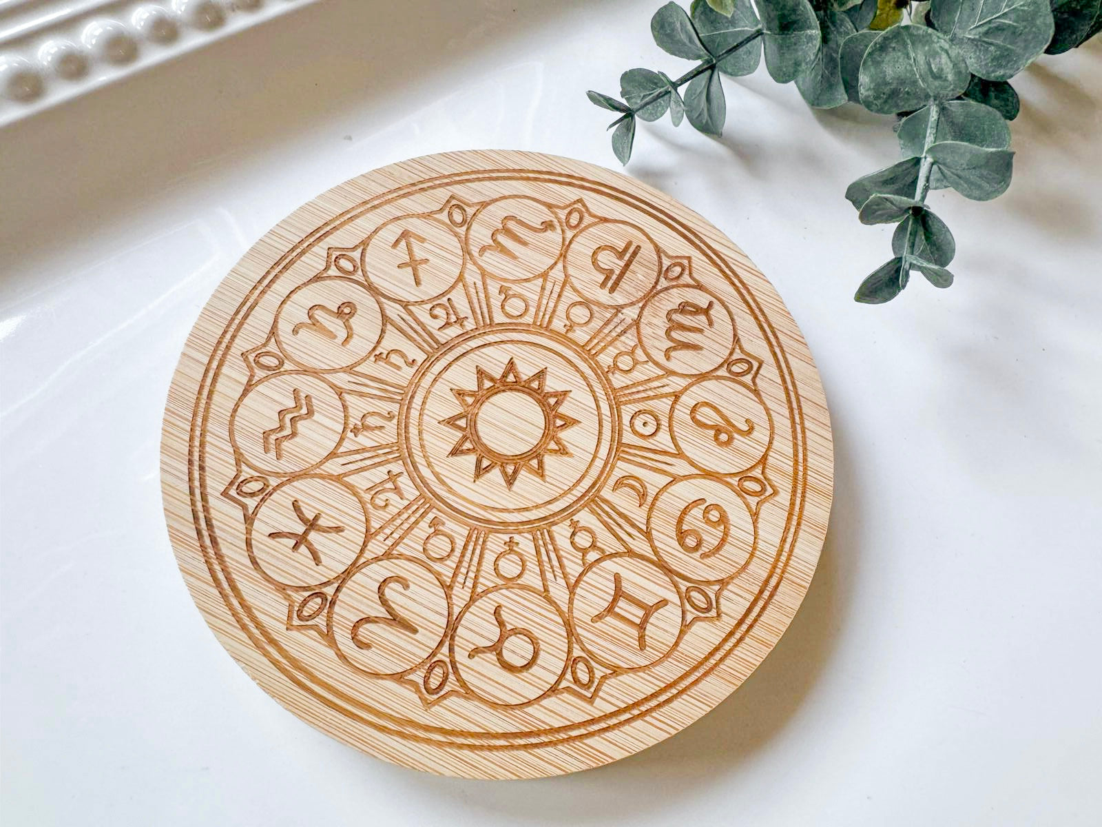 Spiritual Bamboo Coaster