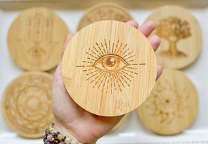 Spiritual Bamboo Coaster