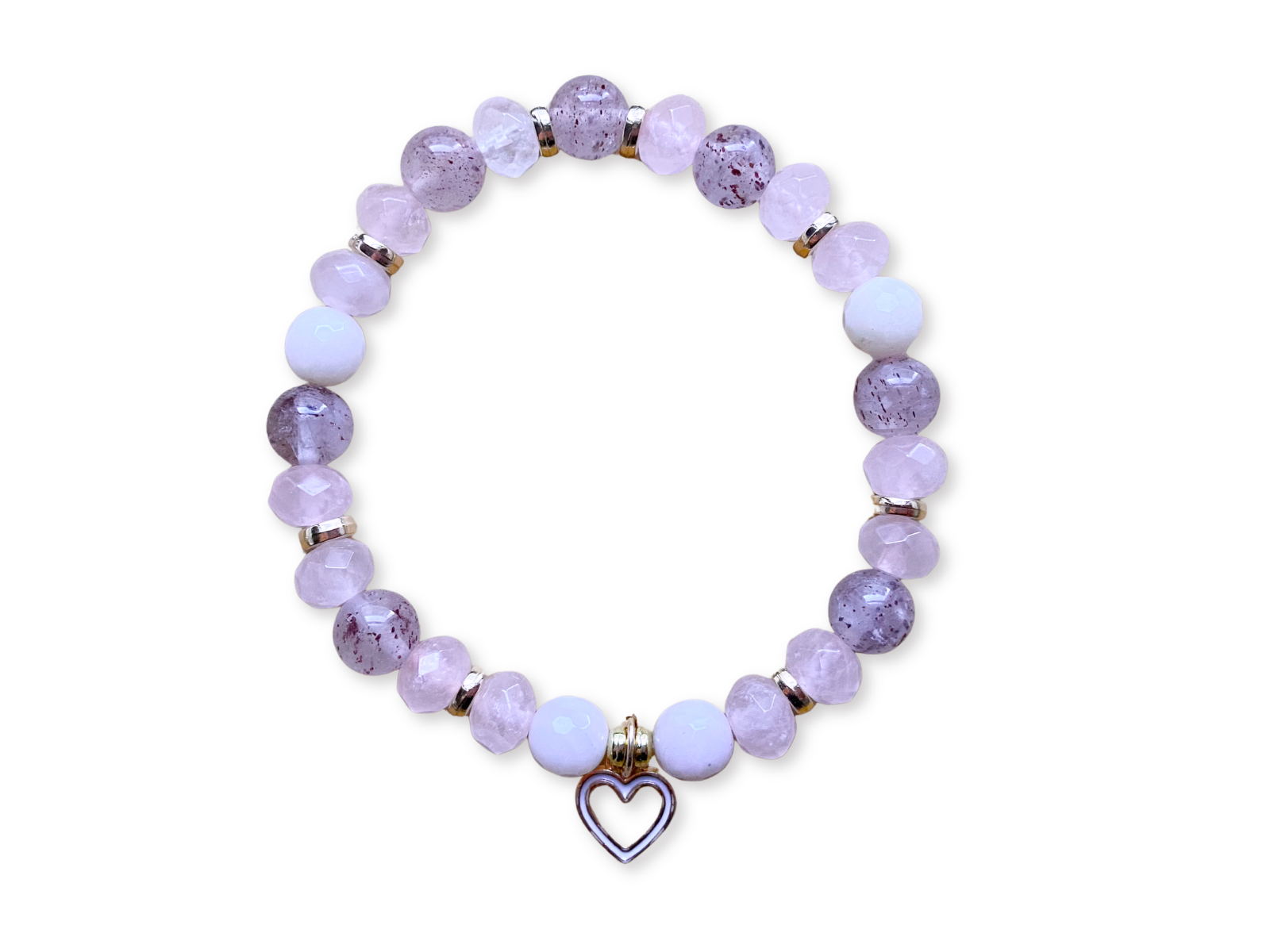 Strawberry Quartz, Pink Opal & Rose Quartz || Reiki Infused