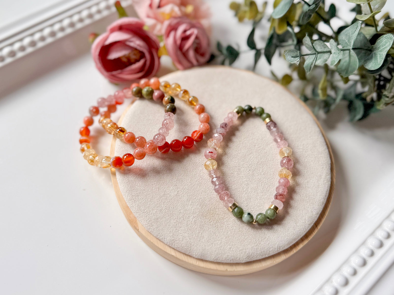 Summer Solstice Beaded Bracelet || Reiki Infused Stack
