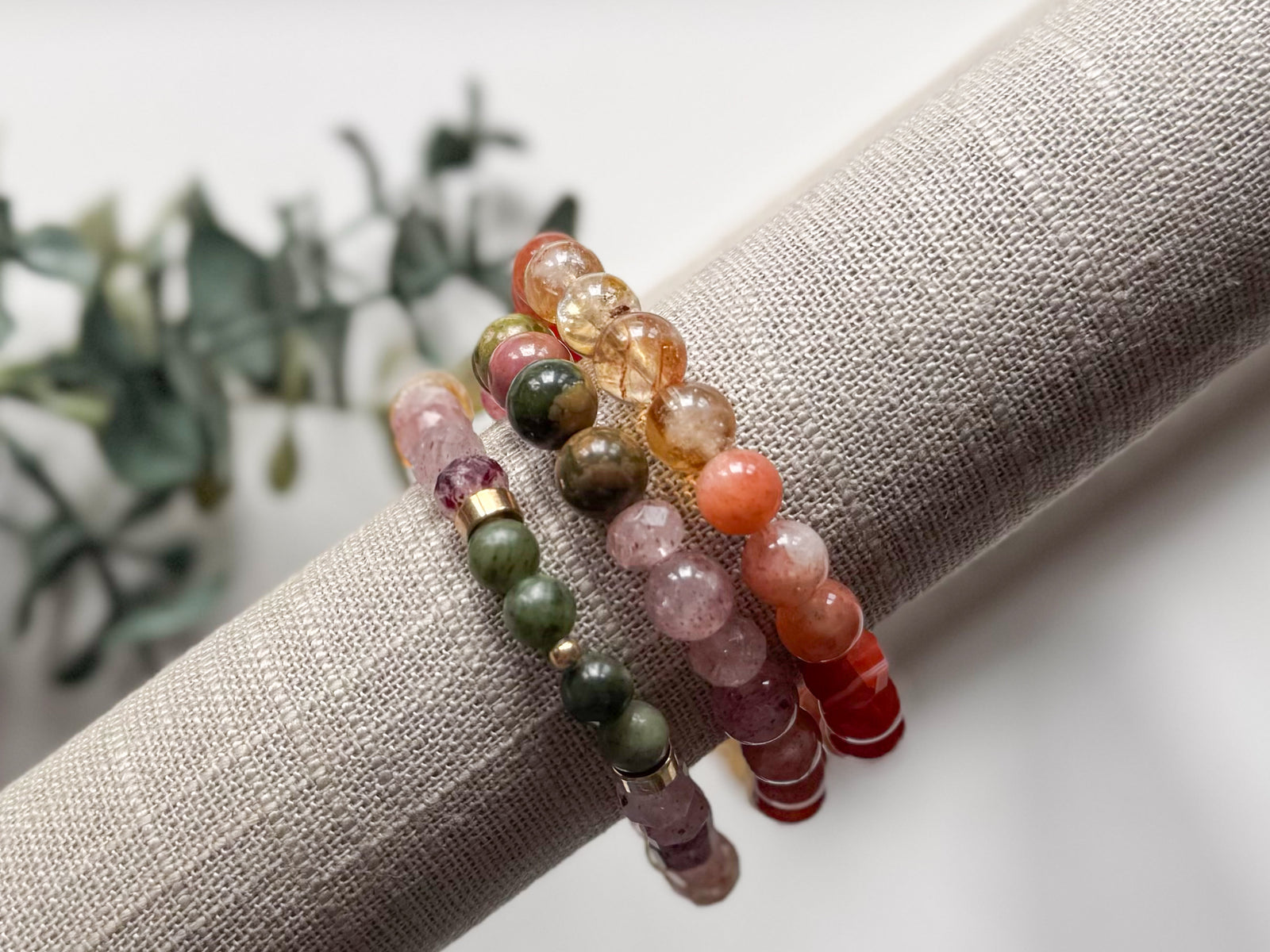 Summer Solstice Beaded Bracelet || Reiki Infused Stack