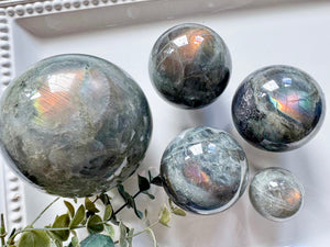 Sunset Labradorite Sphere