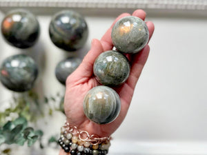 Sunset Labradorite Sphere
