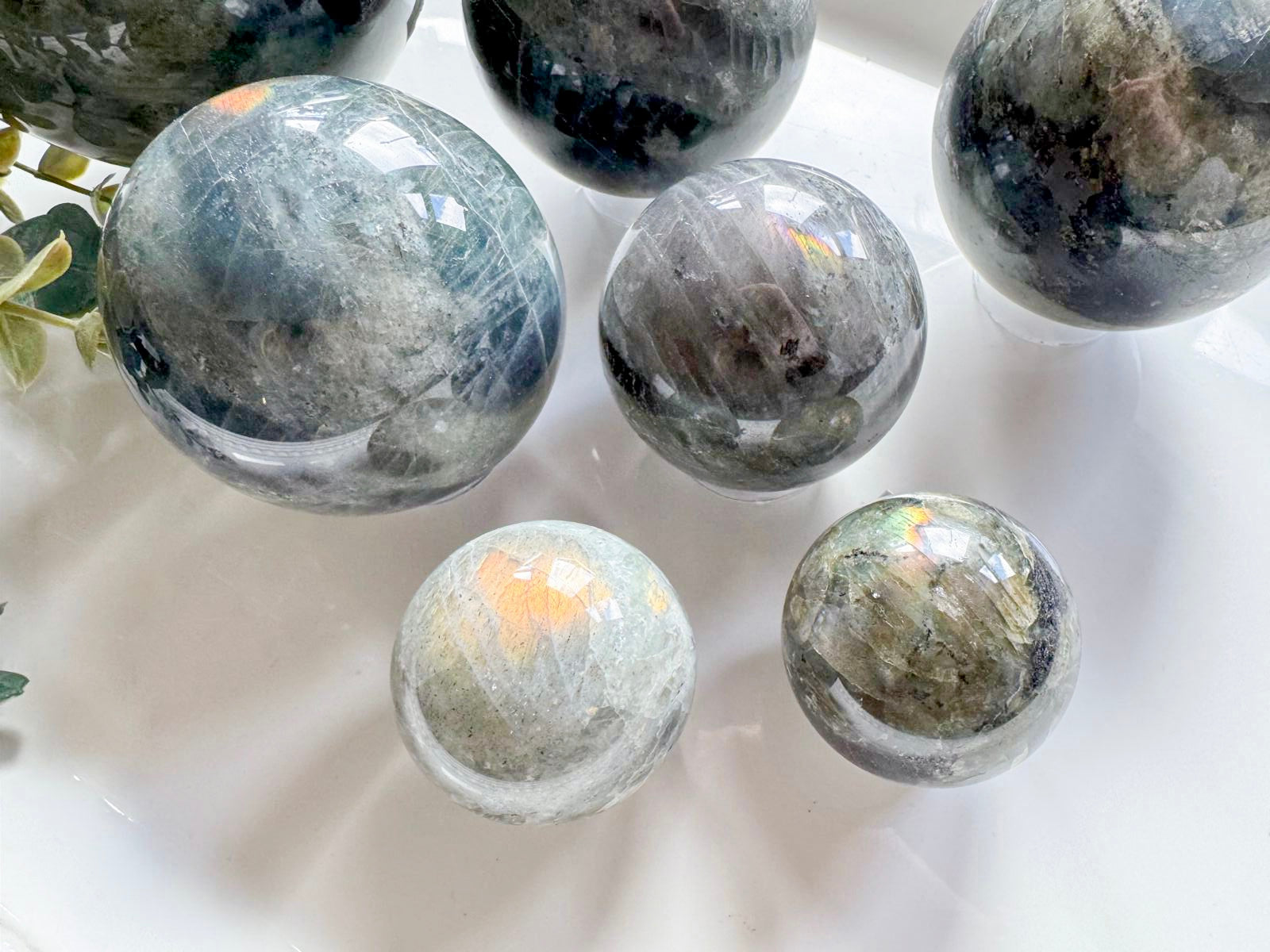 Sunset Labradorite Sphere