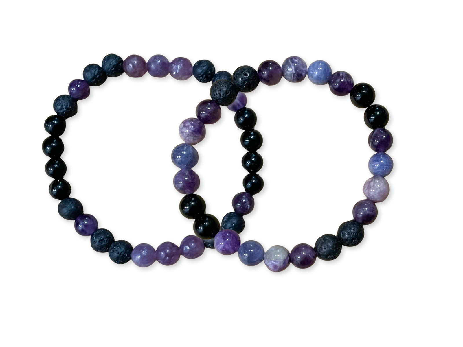 Third Eye Chakra || Amethyst, Lepidolite & Tanzanite || 8mm & 6mm