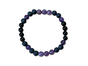 Third Eye Chakra || Amethyst, Lepidolite & Tanzanite || 8mm & 6mm