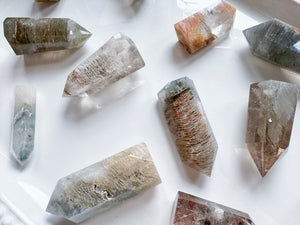 Thousand Layer Lodolite Quartz Point