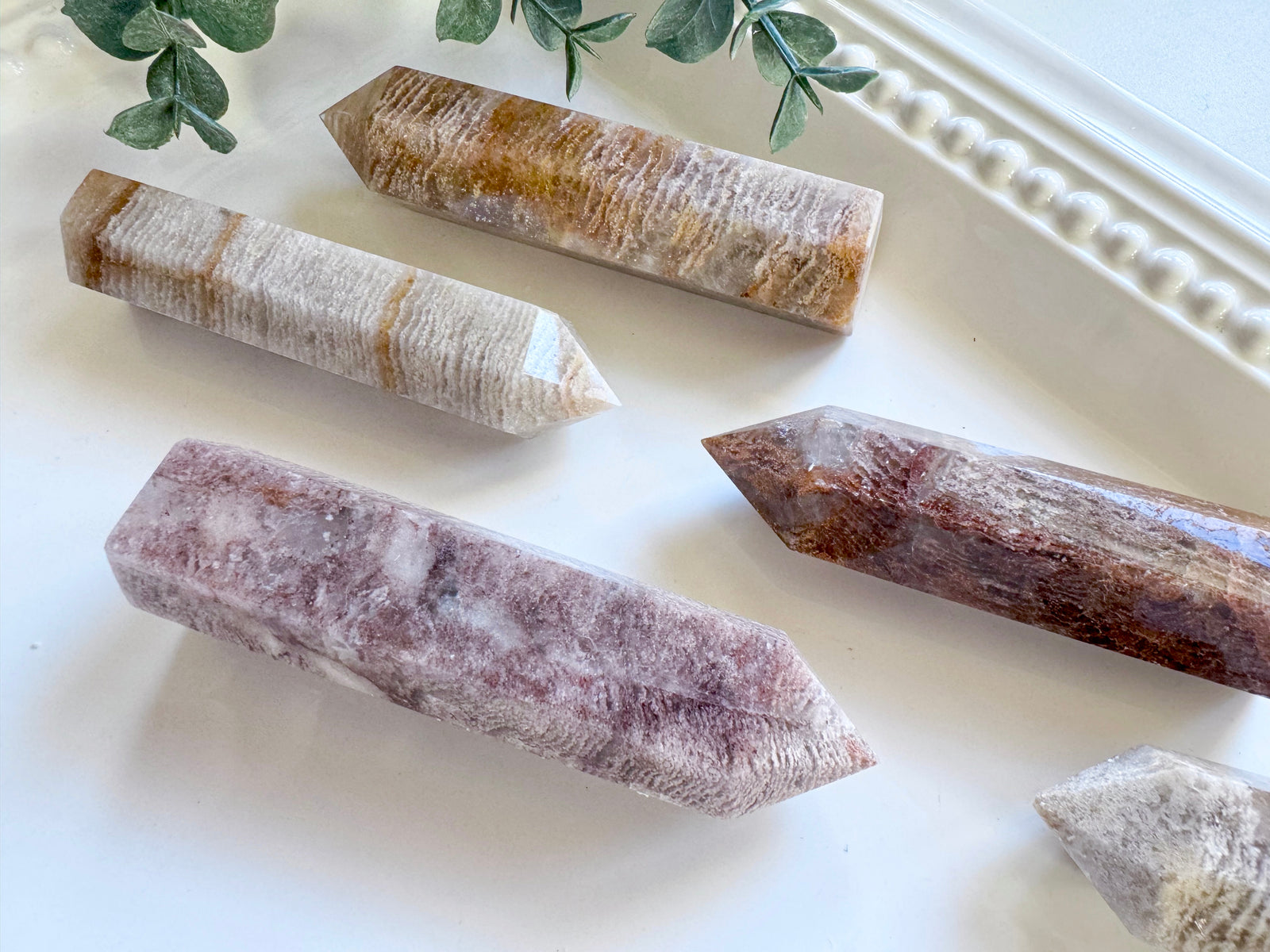 Thousand Layer Lodolite Quartz Point