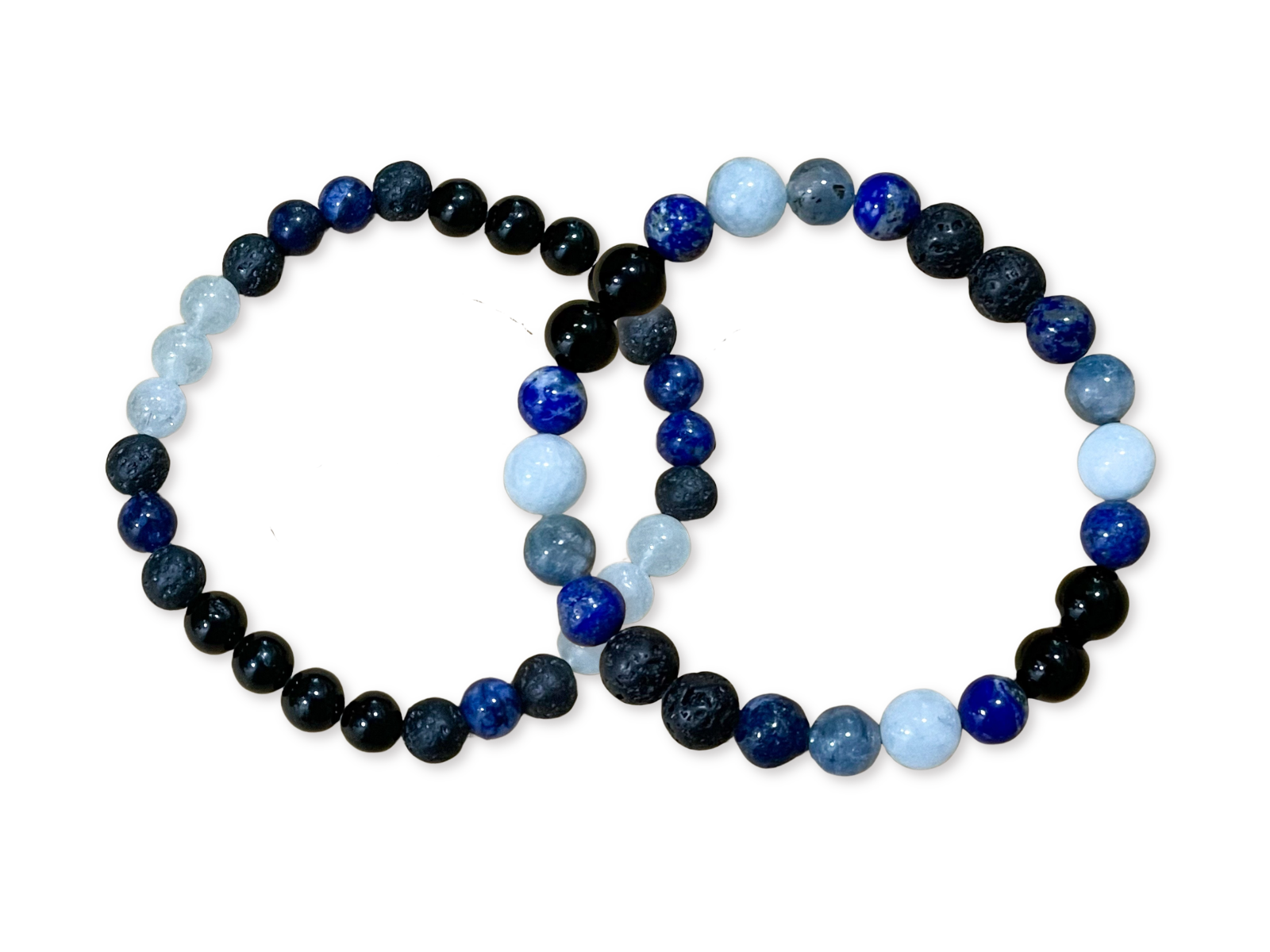 Throat Chakra || Aquamarine, Kyanite & Lapis Lazuli  || 8mm & 6mm