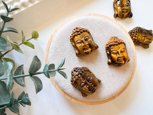Tiger Eye Buddha Carving || 1"