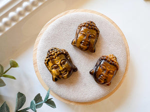 Tiger Eye Buddha Carving || 1"