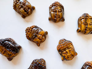 Tiger Eye Buddha Carving || 1"
