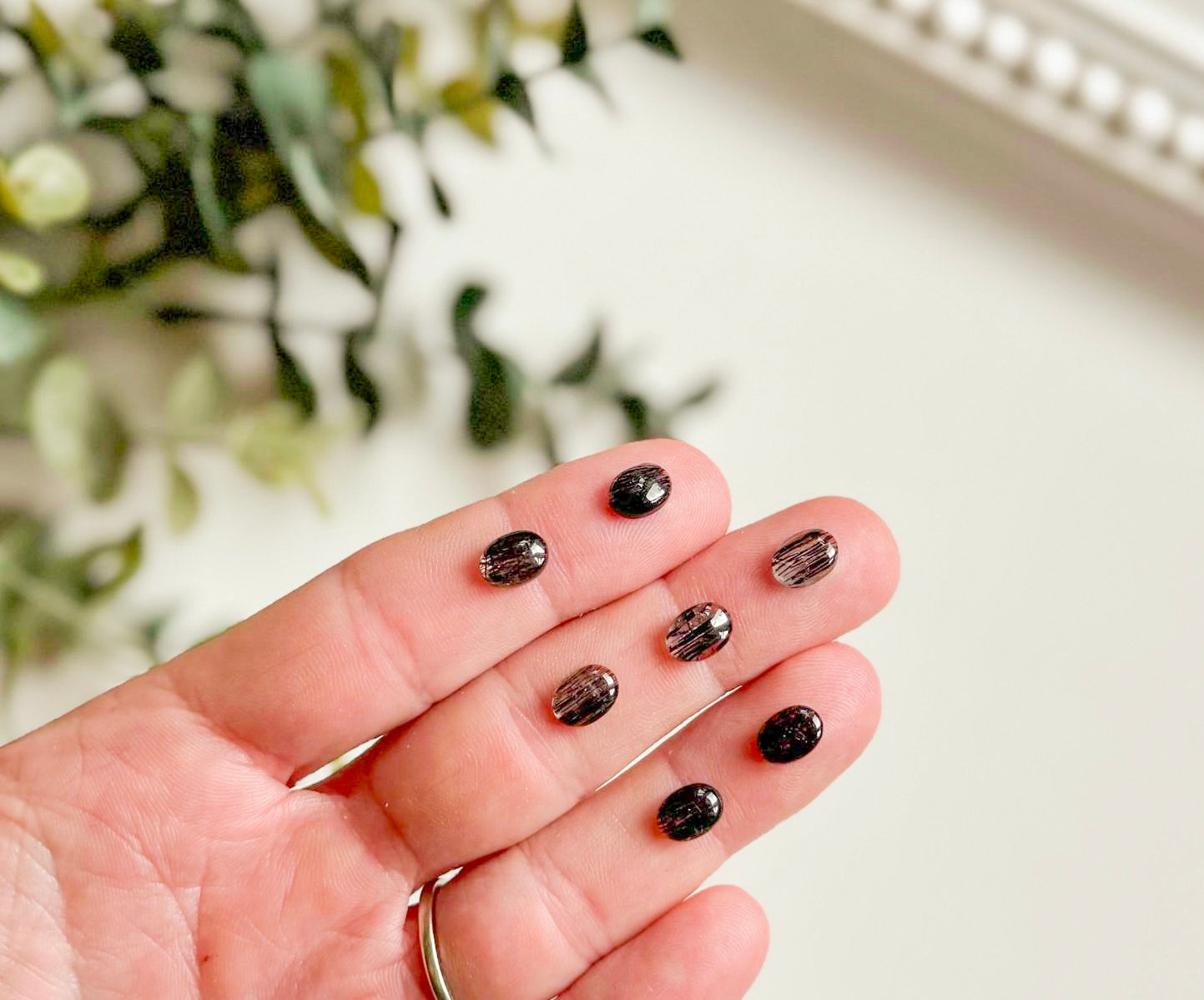 Tourmaline in Quartz Mini Cabochon