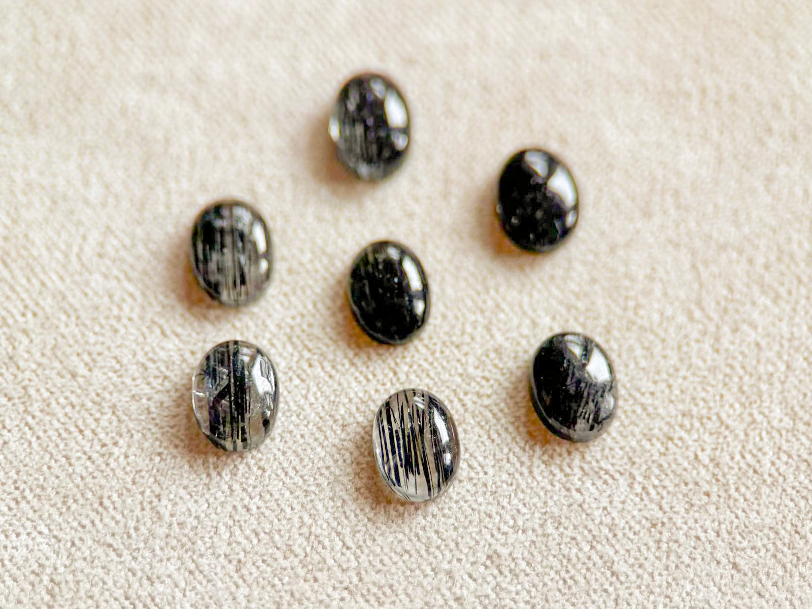 Tourmaline in Quartz Mini Cabochon