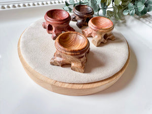 Tree of Life Roots Wooden Sphere Stand